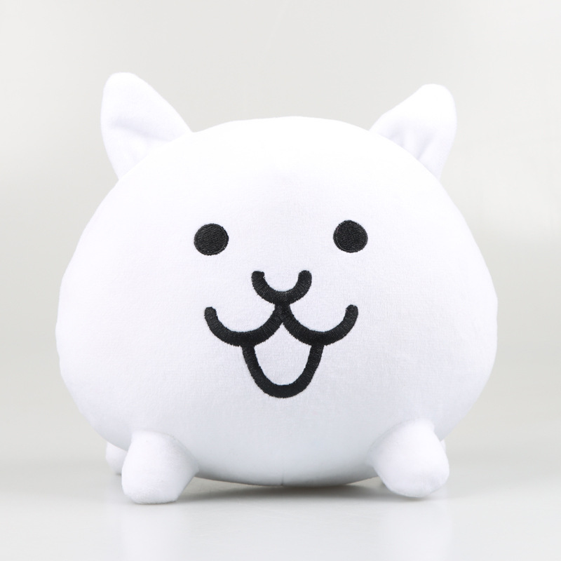 跨境新品the battle cats喵星人大战 圆滚滚猫咪毛绒玩具公仔周边