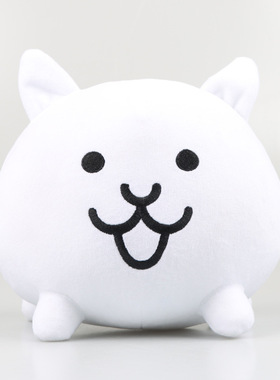 跨境新品The Battle Cats喵星人大战 圆滚滚猫咪毛绒玩具公仔周边