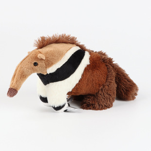 跨境创意可爱anteater plush仿真食蚁兽毛绒玩具公仔玩偶摆件礼物