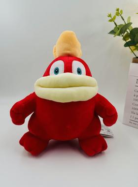 24cm大号玛丽马里奥火焰加邦红色加邦Fire Spike毛绒公仔带吊牌