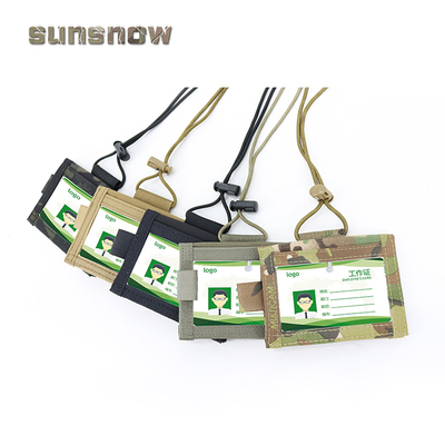 【太阳雪】Multicam迷彩证件快取 横竖两用工作证套 耐用身份卡袋