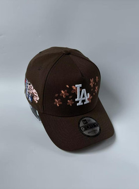 New Era/纽亦华MLB洛杉矶道奇队东京赛纪念款棒球帽子 高顶9FORTY