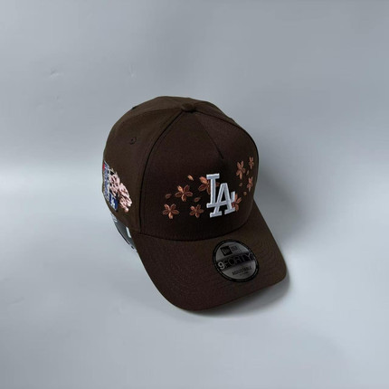 New Era/纽亦华MLB洛杉矶道奇队东京赛纪念款棒球帽子 高顶9FORTY