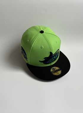 New Era MLB坦帕湾魔鬼鱼队Tampa Bay Rays纪念款棒球帽子59FIFTY