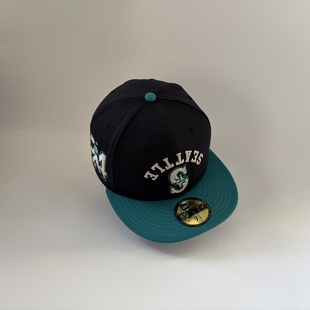 New Era/纽亦华 MLB 西雅图水手队 限定款 倒标logo 棒球帽子