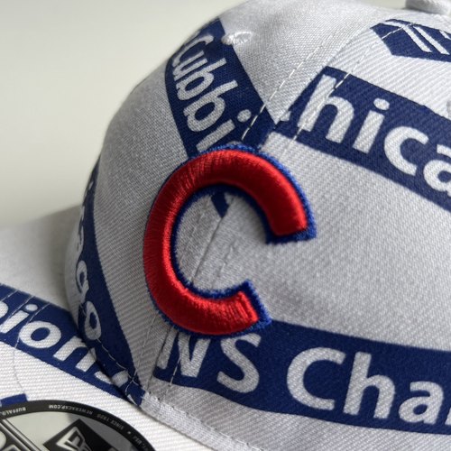 MLB芝加哥小熊队NewEra男女款RC9FIFTY嘻哈经典防晒遮阳棒球帽子