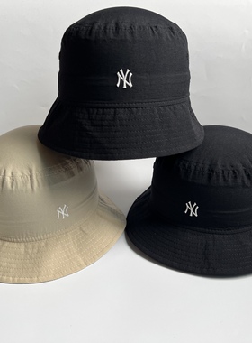 New Era 纽亦华 MLB 纽约扬基队 水手帽 渔夫帽子 轻薄速干 小标