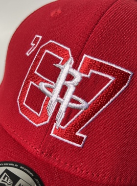 NBA休斯敦火箭HOUSTON ROCKETS遮阳防晒棒球帽子New Era 39THIRTY