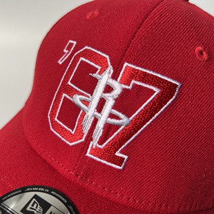 NBA休斯敦火箭HOUSTON ROCKETS遮阳防晒棒球帽子New Era 39THIRTY