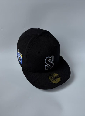 New Era/纽亦华 MLB 西雅图水手队 纪念款 全封闭棒球帽子59FIFTY