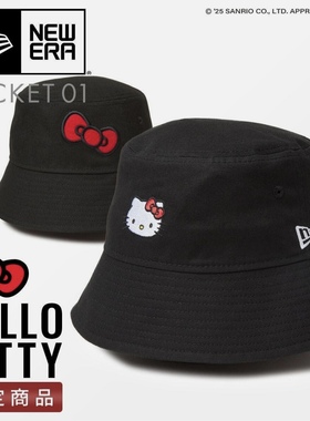 日本限定New Era x Hello Kitty 凯蒂猫联名 Sailor Brim渔夫帽子