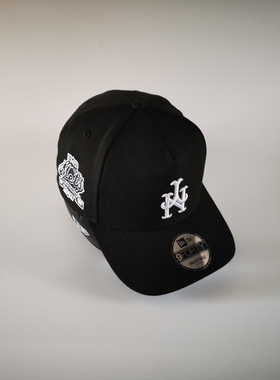 New Era/纽亦华 MLB 纽约大都会队 倒标logo 棒球帽子 高顶9FORTY