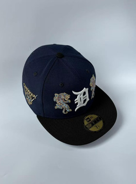 New Era/纽亦华 MLB 底特律老虎队 纪念款 全封闭棒球帽子59FIFTY