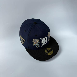 New Era/纽亦华 MLB 底特律老虎队 纪念款 全封闭棒球帽子59FIFTY