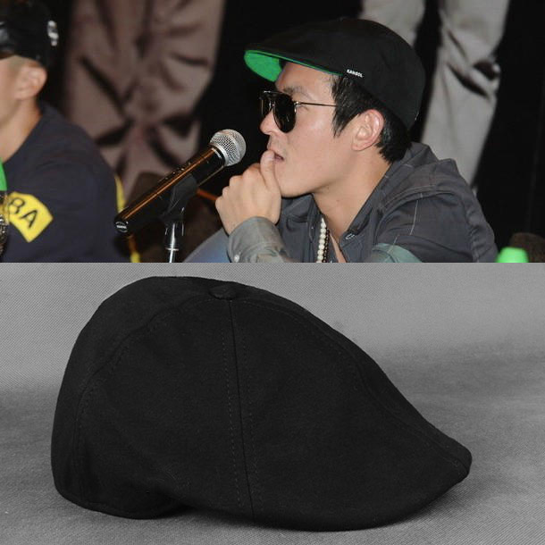 前进帽逛街英伦男女春秋短檐