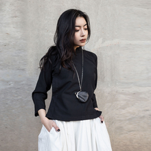 暗黑民国汉服简约薄款 女 短夹克外套 BLACK SIMPLE 春夏ss新款