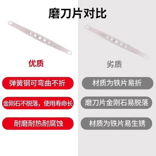 高品质全金刚砂磨刀片悬浮式磨刀器厨师开刃家用饭店神器轻松拆卸