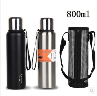 贵人车载不锈钢大保温杯大容量 户外便携高档泡茶水杯成人800ml