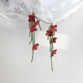 YOUR EARS原创手作流苏耳环小众甜美气质耳饰设计感耳夹