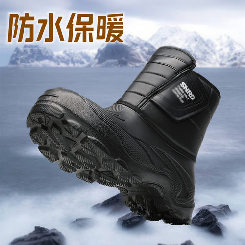 冬季防水雪地靴加厚绒毛