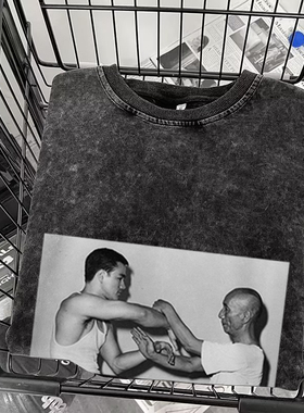 咏春李小龙叶问龙年限定短袖T恤纯棉夏季宽松2025新款数码直喷潮