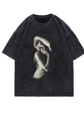 霉霉taylor swift泰勒斯威夫特T恤男女短袖2025新款纯棉数码直喷