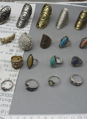 古董中古款戒指无合金复古风女