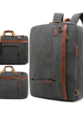 多功能电脑包双肩单肩包15.6寸16寸17.3寸18英寸17适用联想拯救者Y9000P华硕ROG枪神9Plus笔记本包男帆布背包