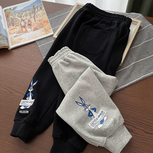 【年终清库】珠地棉男童纯棉棉运动裤中大童收口休闲裤子时尚卫裤