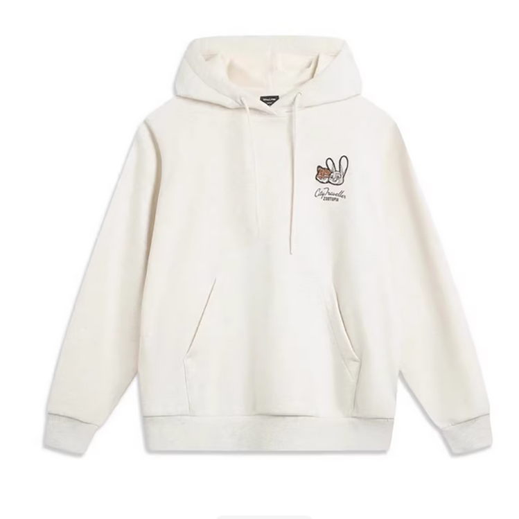 李宁正品2025年冬季新款女运动休闲上装卫衣套头衫AWDVA00-2/1