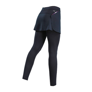 李宁正品2024年冬季新款女运动休闲下装半身裙子黑色ASKS858-1