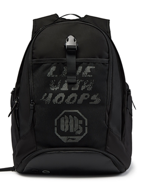 李宁专柜正品2025年夏季新款男运动休闲双肩背包包黑色ABSV103-1