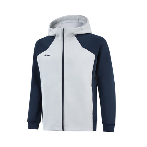 李宁正品2025年四季男连帽拉链运动风男子夹克外套AWDV779-6/8