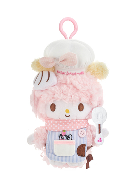 三丽鸥正版piano小羊天使软乎乎可爱毛绒玩偶包包挂件钥匙扣萌系