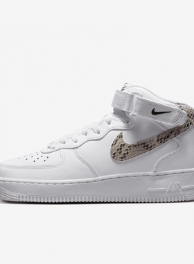 Nike耐克 Air Force 1 07 Mid女中帮空军一号休闲板鞋DD9625-101