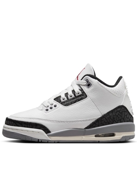 NIKE耐克大童鞋 Jordan 3休闲运动复古舒适篮球鞋DM0967-106