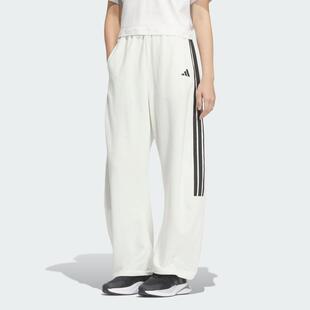 adidas阿迪女裤 JZ2331 运动日常休闲简约百搭宽松直筒长裤