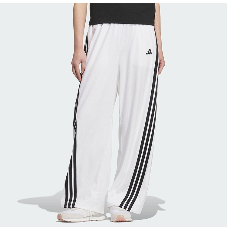 Adidas阿迪达斯女裤 时尚潮流经典百搭运动休闲阔腿长裤 KE5801