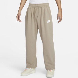 耐克Nike 男子薄绒保暖休闲印花小标宽松运动直筒长裤 HJ1477-247