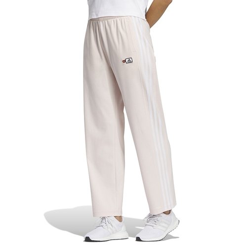 阿迪达斯女子夏季三条纹宽松长裤