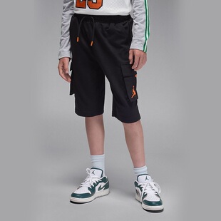 NIKE耐克大童裤 舒适百搭梭织运动休闲短裤 FV2634 011 时尚