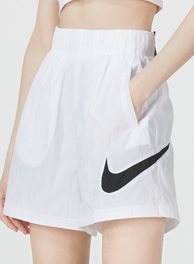 Nike/耐克女裤春季新款宽松休闲透气跑步运动短裤 DM6740-100-536