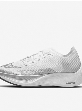 耐克ZoomX Vaporfly NEXT 2白灰女马拉松运动跑步鞋CU4123-100