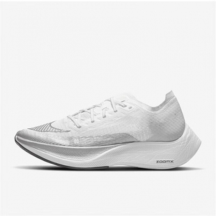 耐克ZoomX Vaporfly NEXT 2白灰女马拉松运动跑步鞋CU4123-100