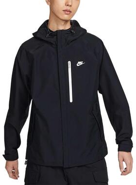 Nike耐克男装 户外时尚简约休闲运动连帽夹克外套DM5500-010