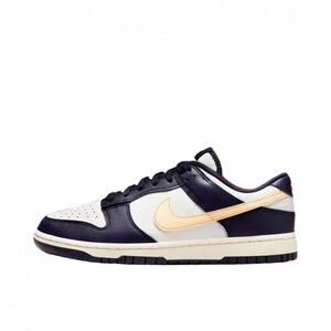 耐克Nike Dunk Low 海军蓝复古百搭男子低帮休闲板鞋 FV8106-181