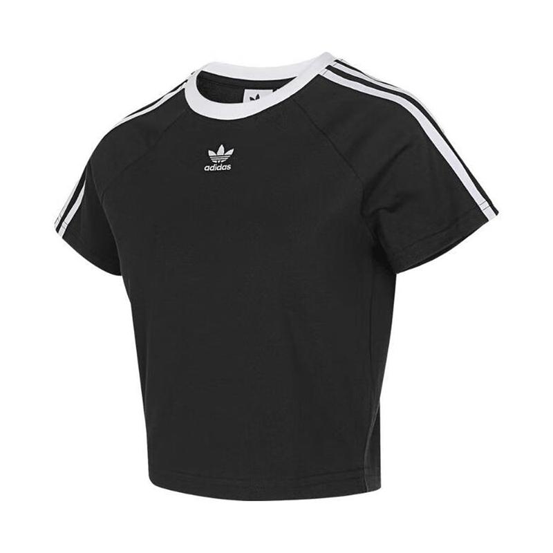 adidas阿迪达斯高腰短袖T恤