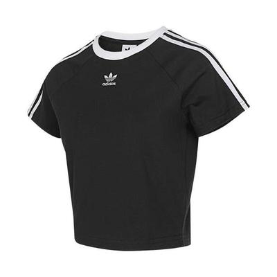adidas阿迪达斯高腰短袖T恤
