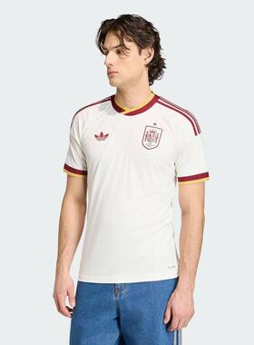 adidas三叶草男装 潮流时尚舒适透气足球运动休闲短袖T恤JN4397