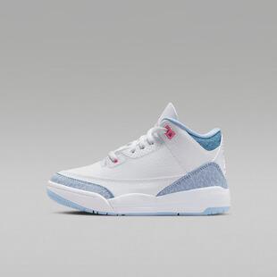 Nike耐克中童鞋 JORDAN 3 RETRO潮流时尚缓震篮球鞋HQ0783-101